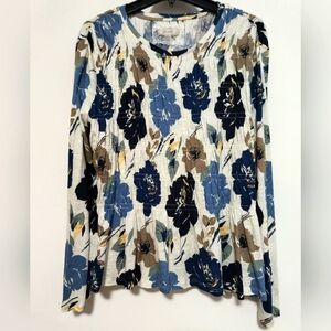 Cupio Floral Long Sleeves Top / Size XL